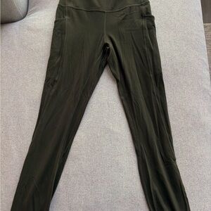 Dark green LuLu leggings long
